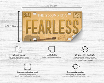 Fearless era bumper sticker