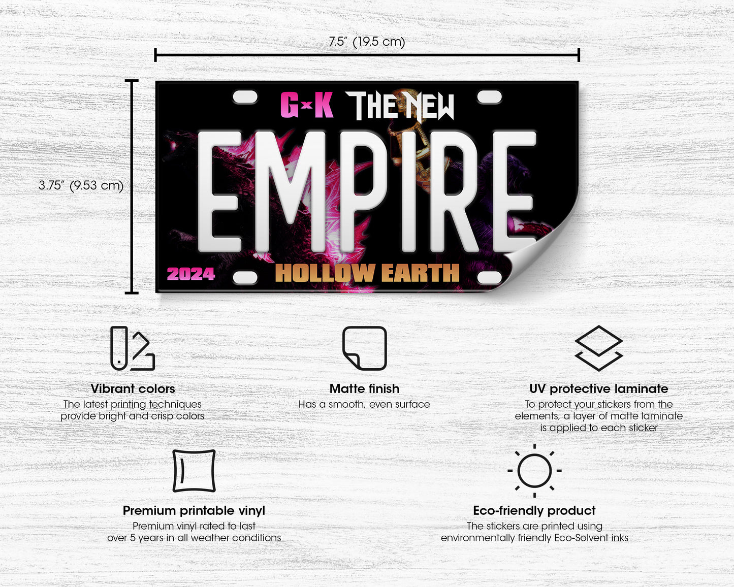 GxK: The New Empire (2024) movie bumper sticker