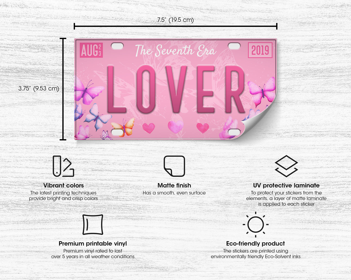Lover era bumper sticker