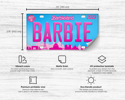 Barbie (2023) movie bumper sticker