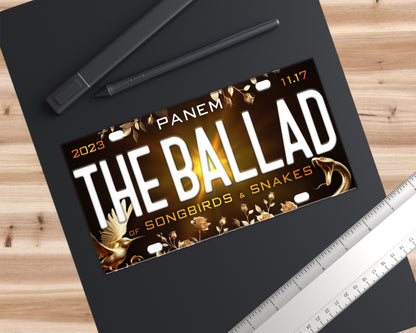 Ballad of Songbirds & Snakes (2023) movie bumper sticker