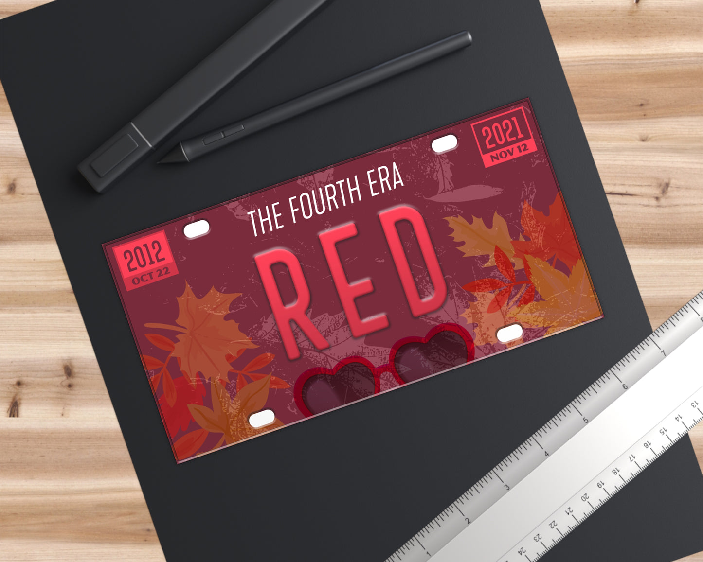 Red era bumper sticker