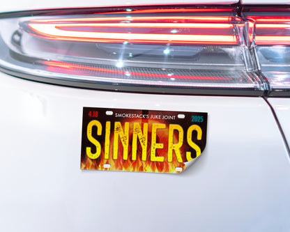 Sinners (2025) movie bumper sticker