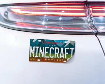 A Mine craft Movie (2025) movie bumper sticker