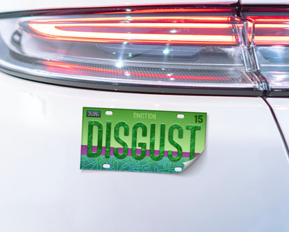 Disgust emotion bumper sticker