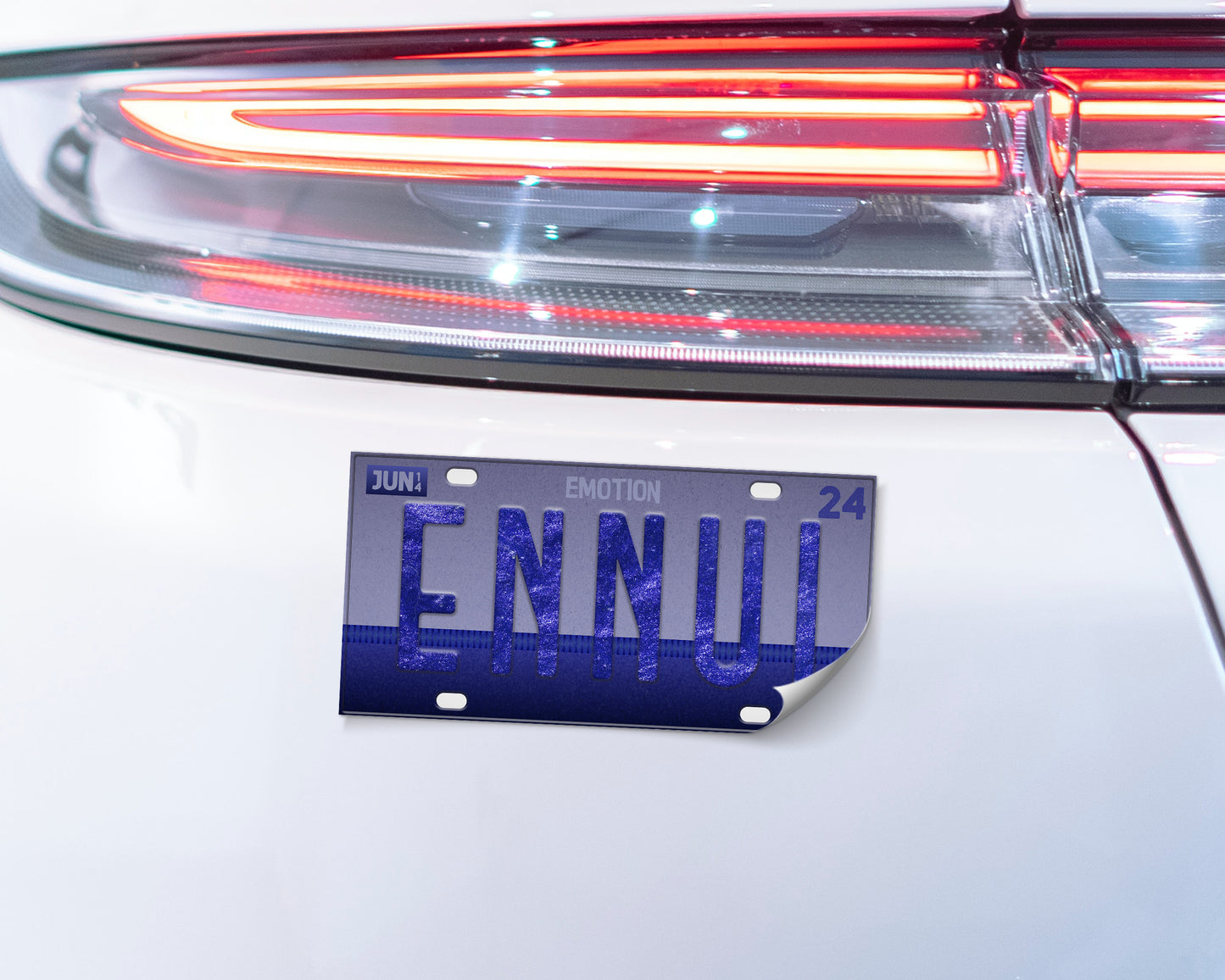 Ennui emotion bumper sticker