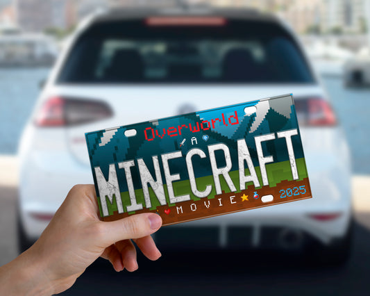A Mine craft Movie (2025) movie bumper sticker