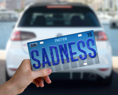 Set of the emotions bumper sticker