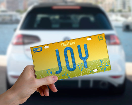 Joy emotion bumper sticker
