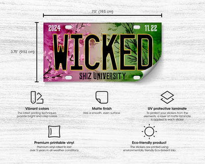 Wicked (2024) movie bumper sticker
