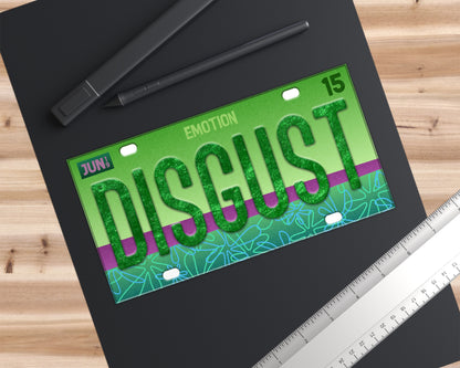 Disgust emotion bumper sticker