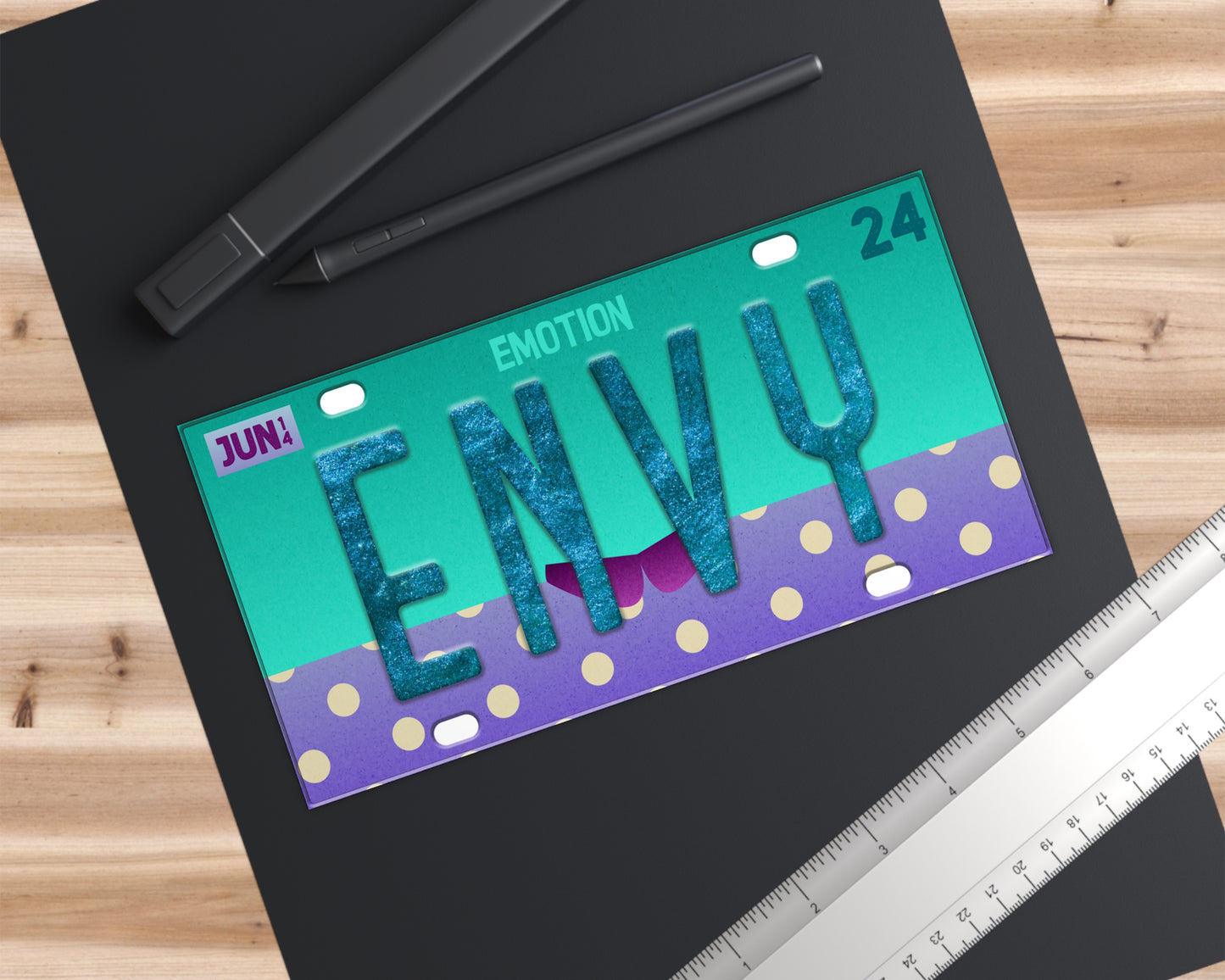 Envy emotion bumper sticker