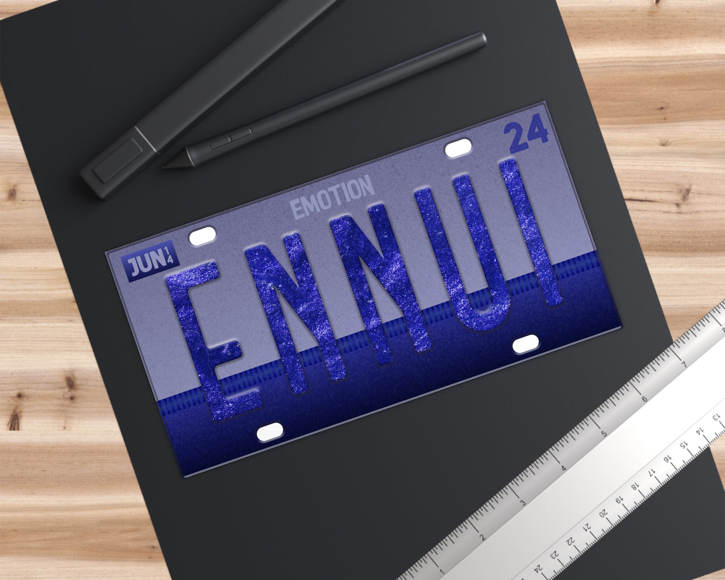 Ennui emotion bumper sticker