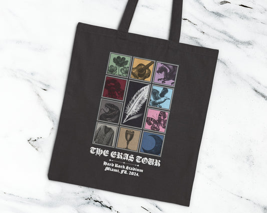 The Eras Tour medieval style cotton canvas tote bag