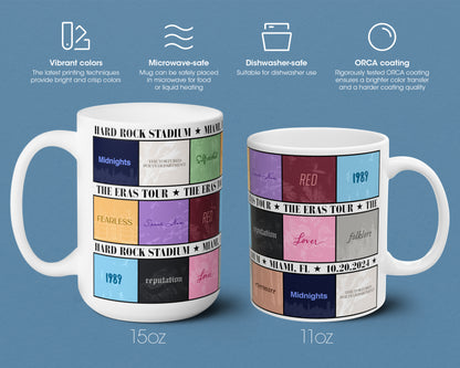 The Eras Tour ceramic mug