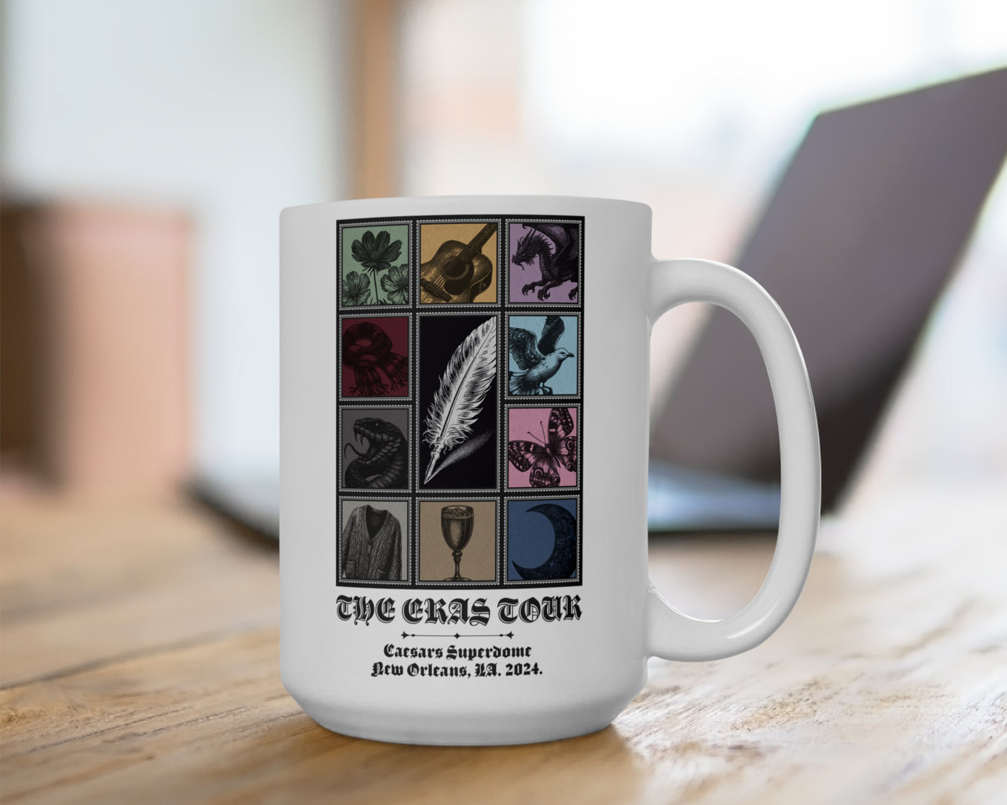 The Eras Tour medieval style ceramic mug