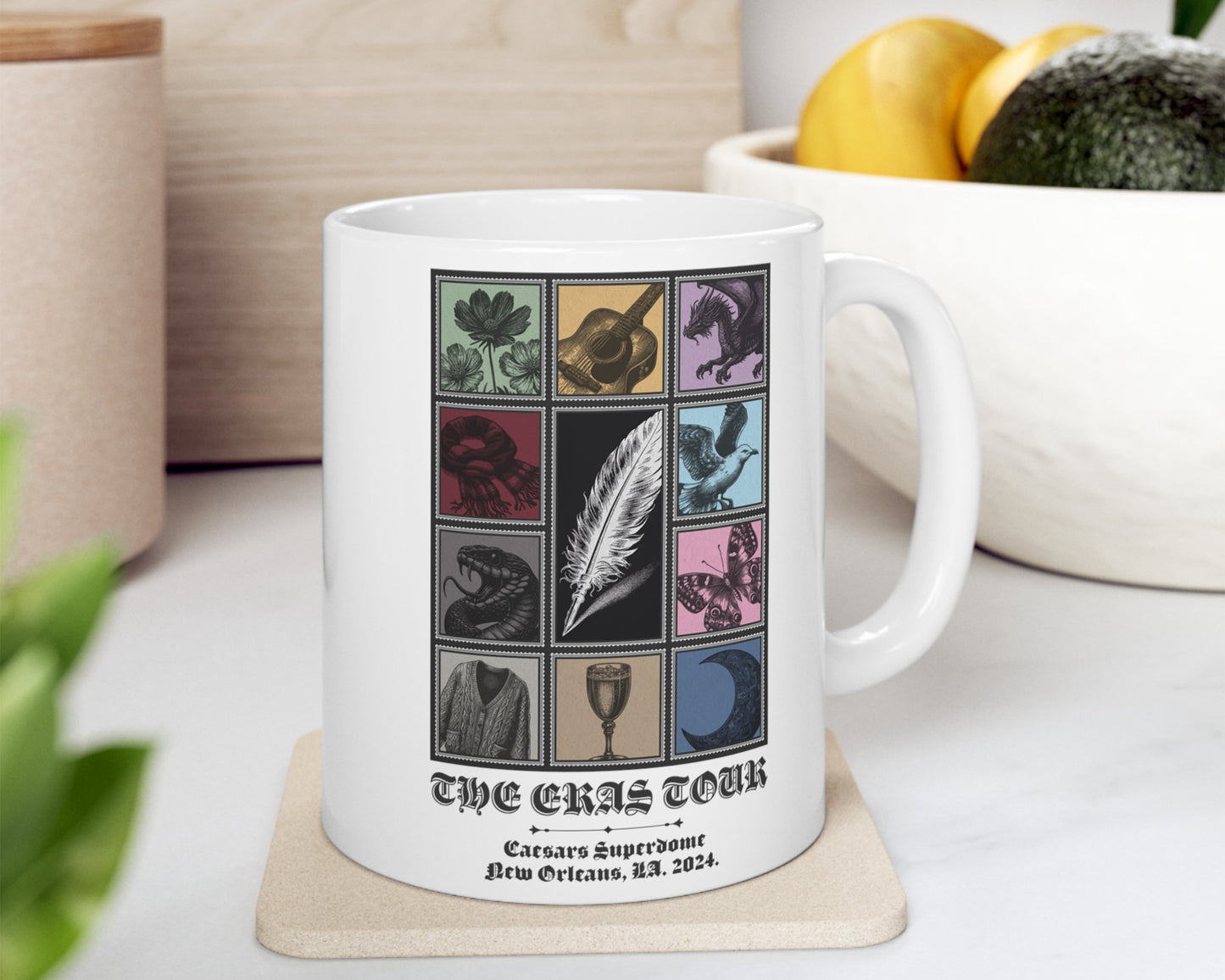 The Eras Tour medieval style ceramic mug