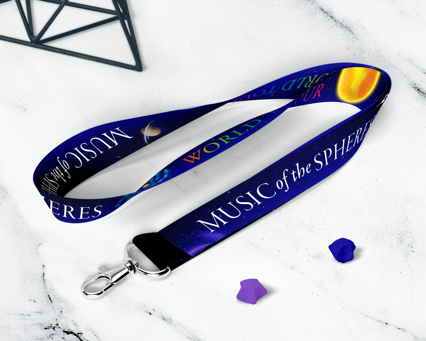 Music of the Spheres World Tour lanyard