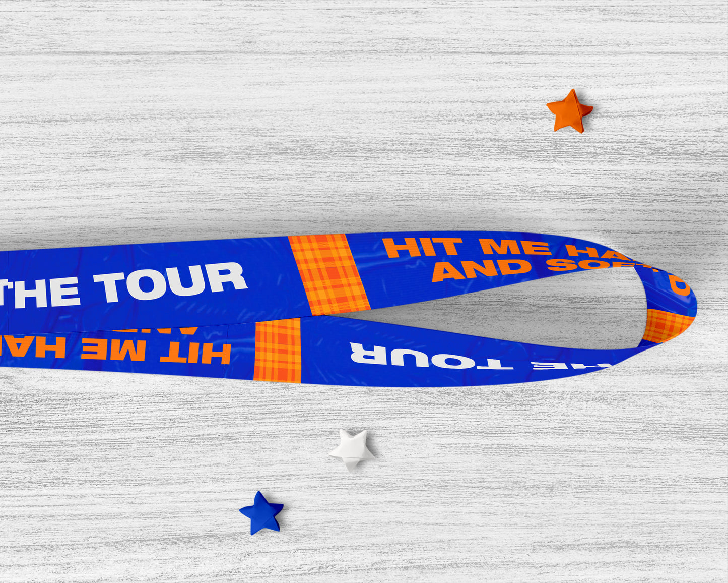 Hit Me Hard and Soft: The Tour lanyard