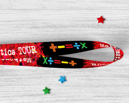The Mathematics Tour lanyard