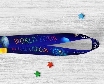 Music of the Spheres World Tour lanyard