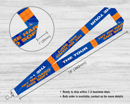 Hit Me Hard and Soft: The Tour lanyard