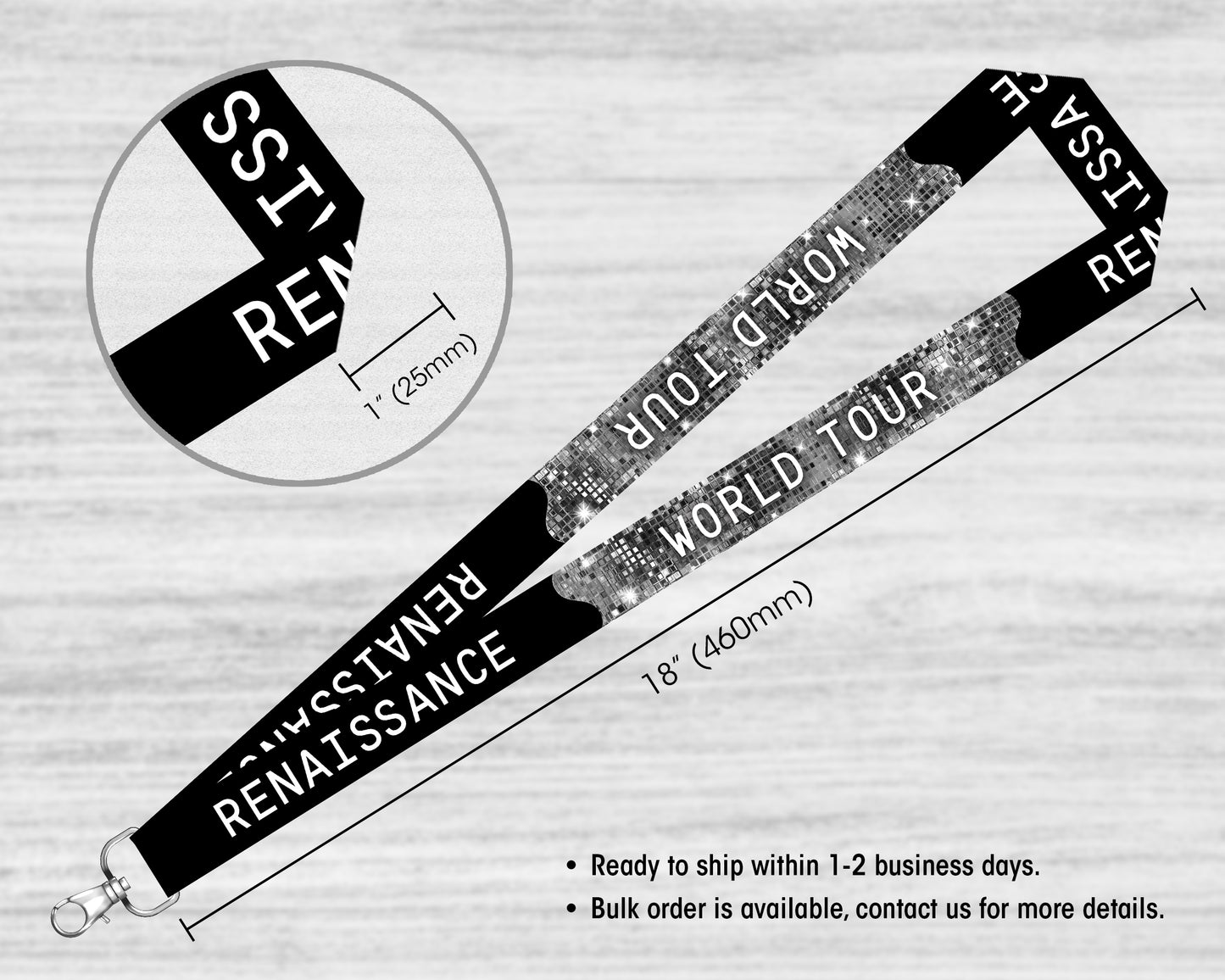 Renaissance World Tour lanyard