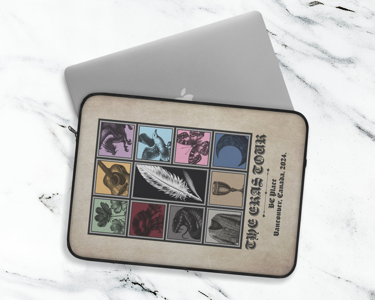 The Eras Tour medieval style laptop sleeve