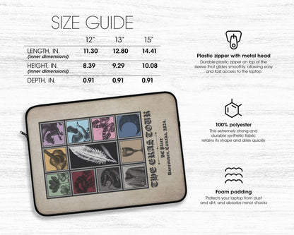 The Eras Tour medieval style laptop sleeve