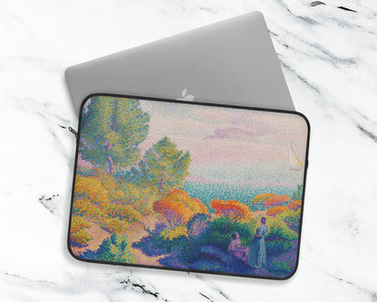 Henri Edmond Cross - Two Women by the Shore, Mediterranean laptop sleeve