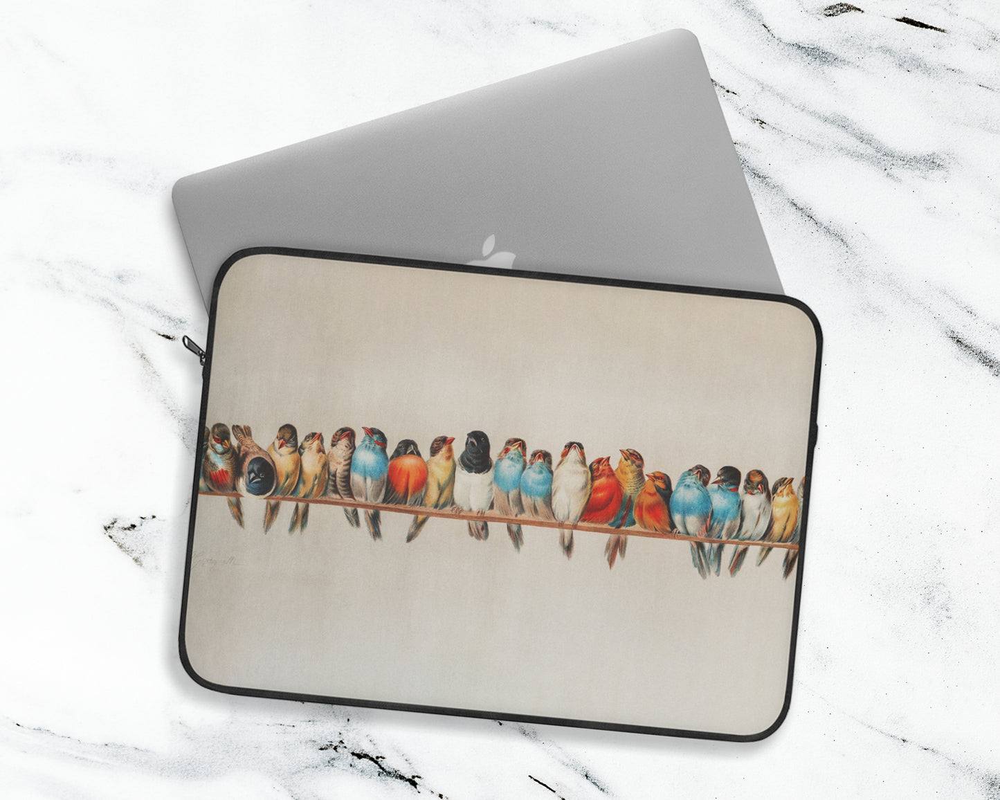 Hector Giacomelli - A Perch of Birds laptop sleeve
