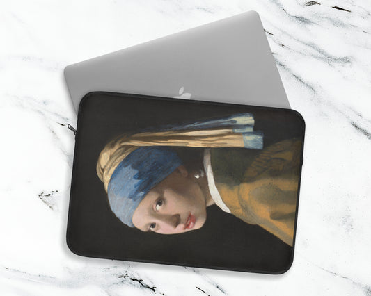 Johannes Vermeer - Girl with a Pearl Earring laptop sleeve