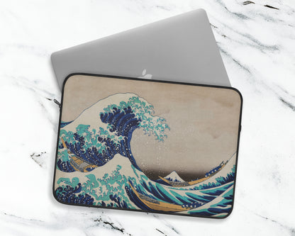 Katsushika Hokusai - The Great Wave off Kanagawa laptop sleeve