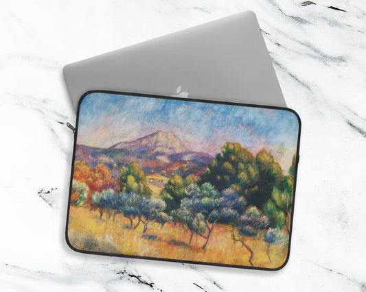 Pierre-Auguste Renoir - Montagne Sainte-Victoire (Paysage) laptop sleeve