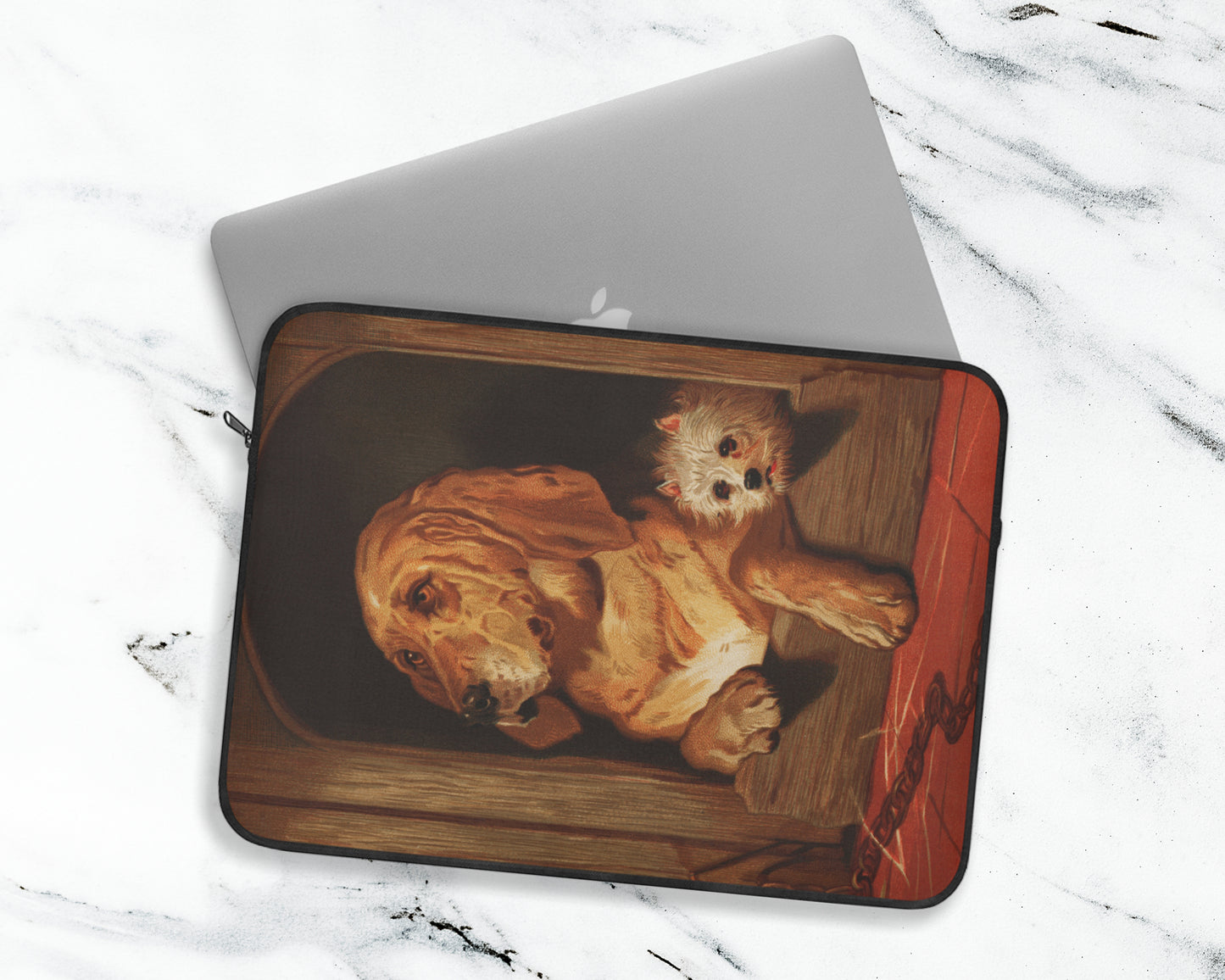 Edwin Landseer - Dignity and Impudence laptop sleeve