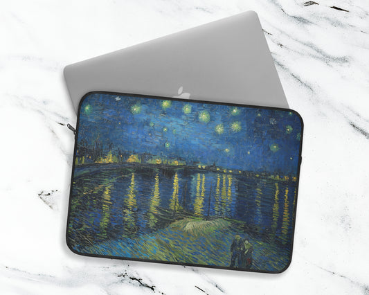 Vincent van Gogh - Starry Night Over the Rhone laptop sleeve