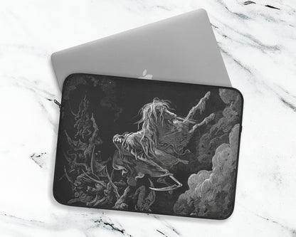 Gustave Dore - The Vision of Death laptop sleeve