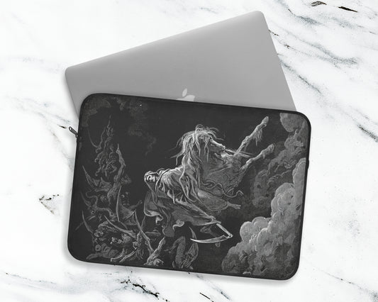Gustave Dore - The Vision of Death laptop sleeve
