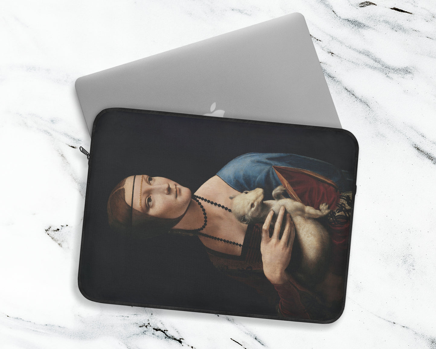 Leonardo Da Vinci - Lady with an Ermine laptop sleeve