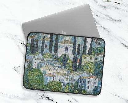 Gustav Klimt - Kirche in Cassone laptop sleeve