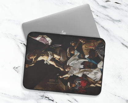 Cecco del Caravaggio - Resurrection laptop sleeve