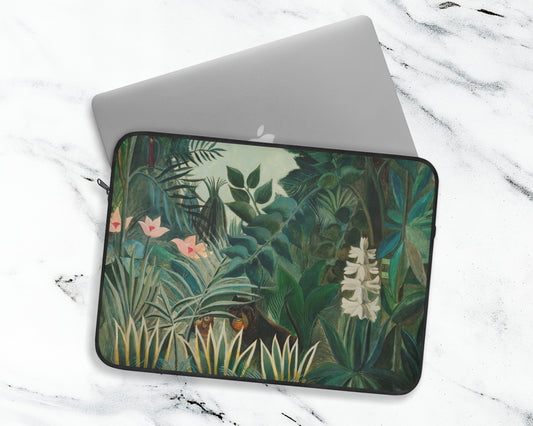 Henri Rousseau - The Equatorial Jungle laptop sleeve