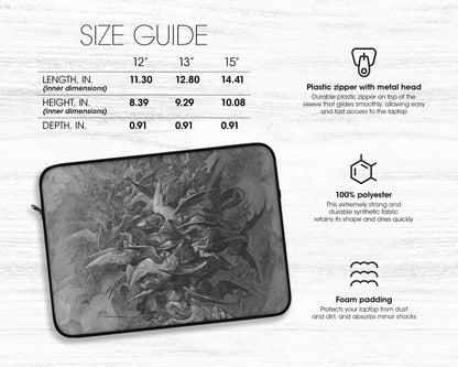 Gustave Dore - Paradise Lost laptop sleeve