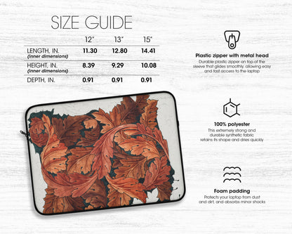 William Morris - Acanthus laptop sleeve