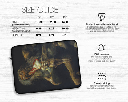 Francisco Goya - Saturn Devouring His Son laptop sleeve