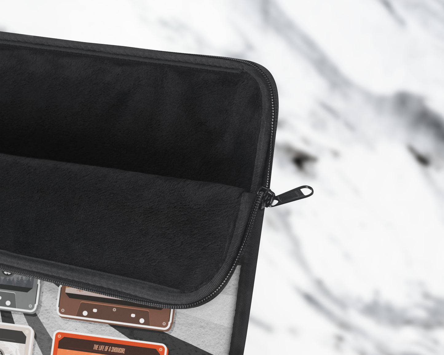 All eras vintage cassette tapes laptop sleeve