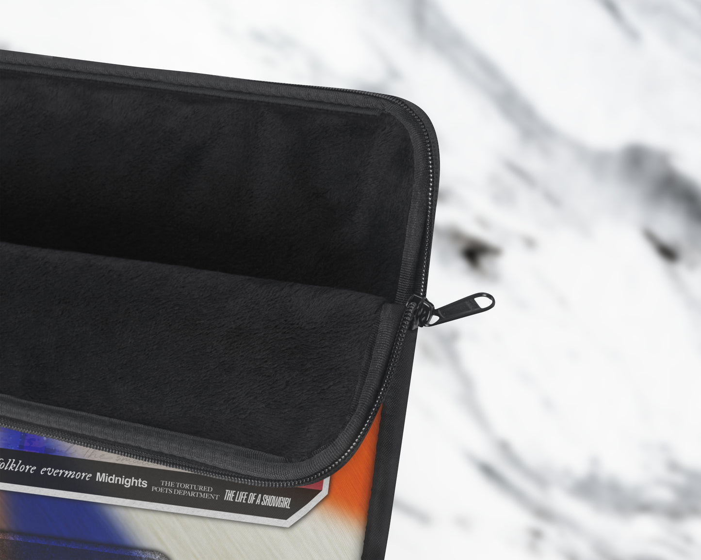 The Eras cassette tape laptop sleeve