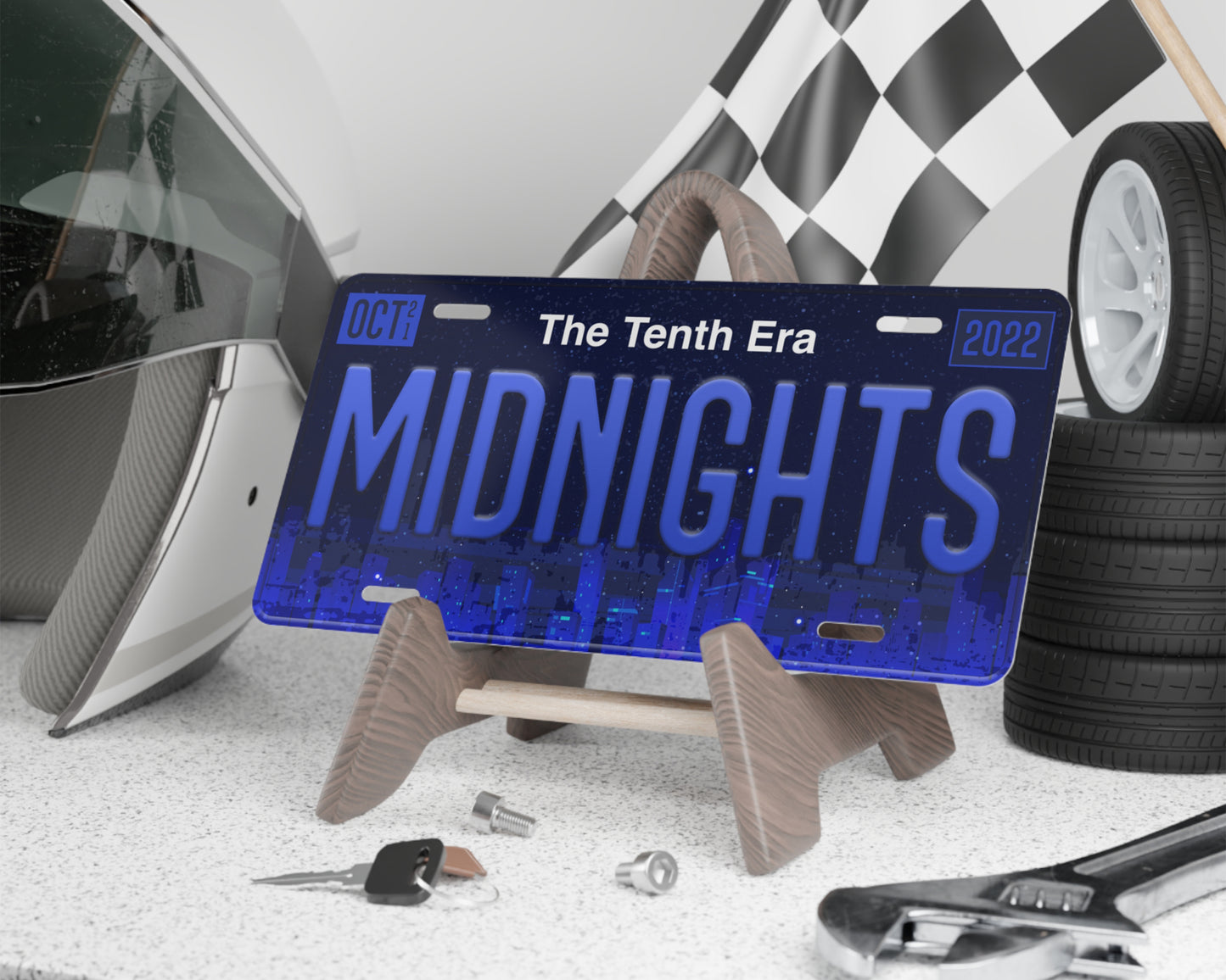 Midnights era license plate