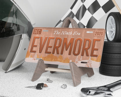 Evermore era license plate
