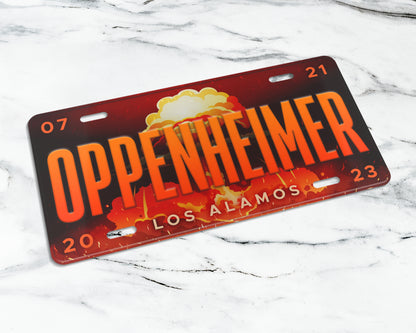 Oppenheimer (2023) movie license plate